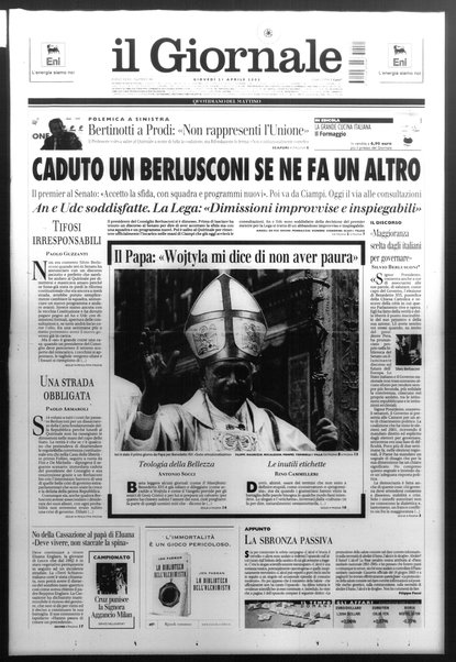 Il giornale : quotidiano del mattino